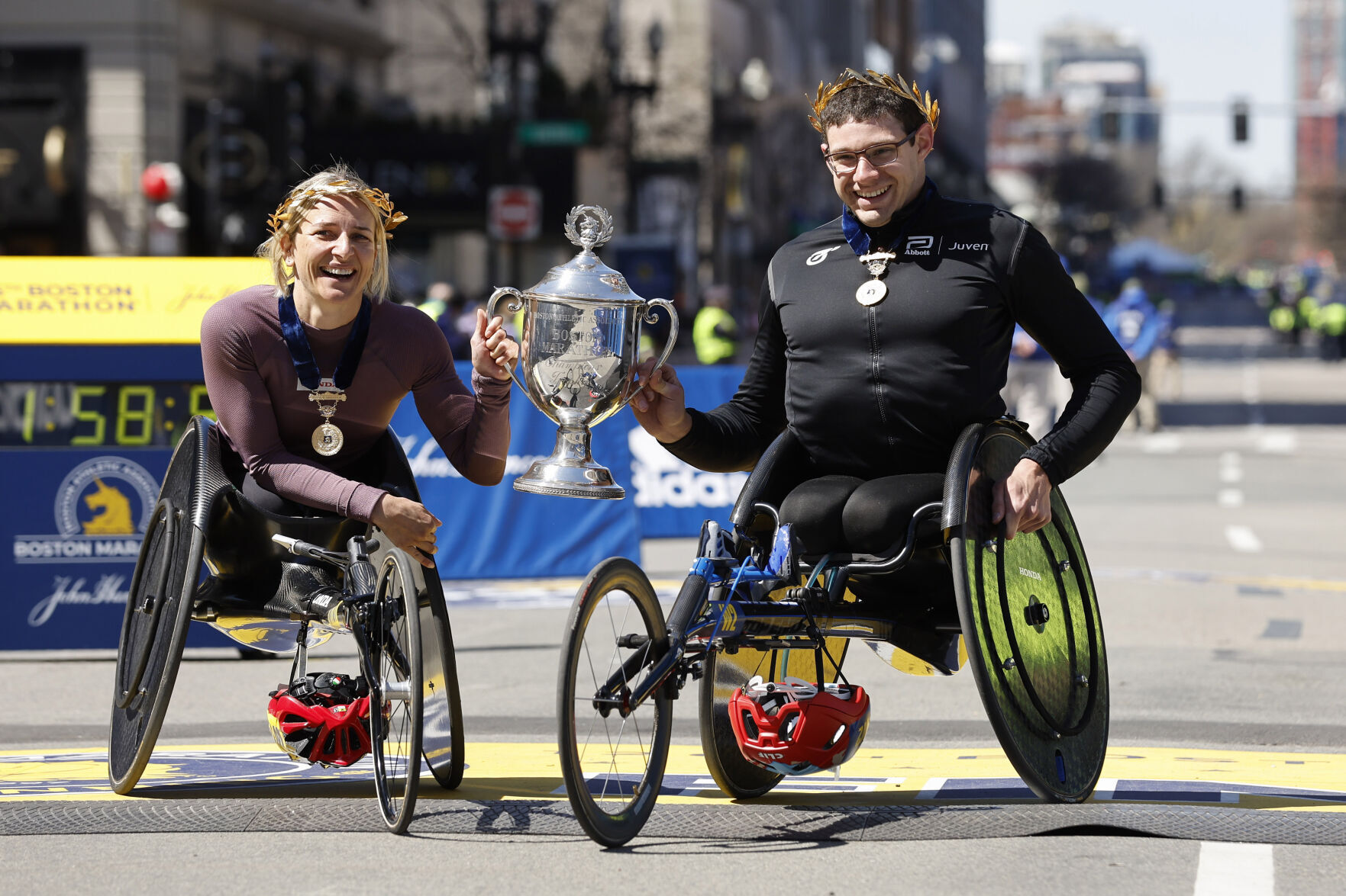 APTOPIX Boston Marathon